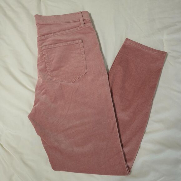 LOFT Soft Dusty Rose Corduroy Slim Pant - Size 10 / 30 - Picture 11 of 11